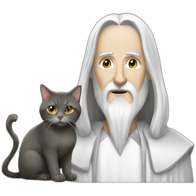 saruman wiht a cat emoji