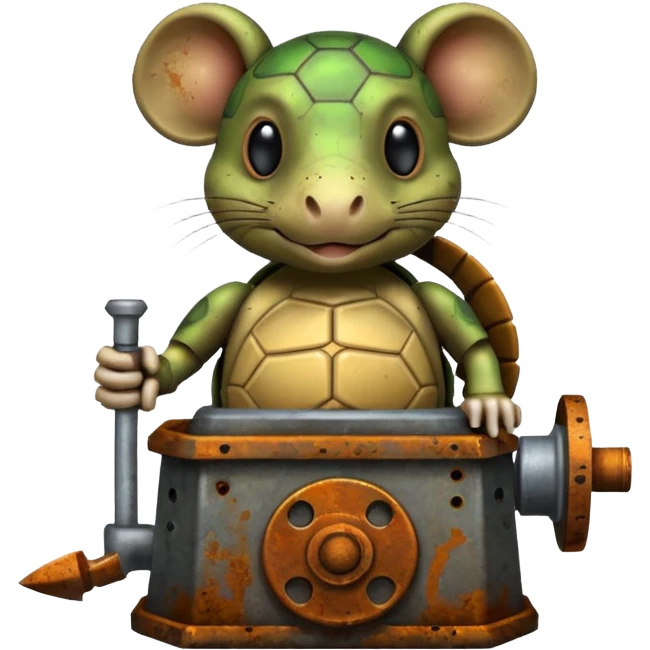 Turtle rat grinder emoji