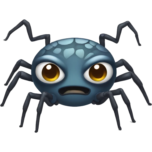 Friendly spider emoji