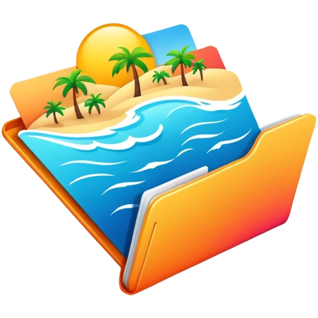 vacation folder icon emoji