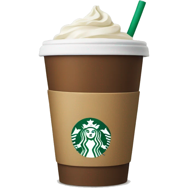 Starbucks cup emoji