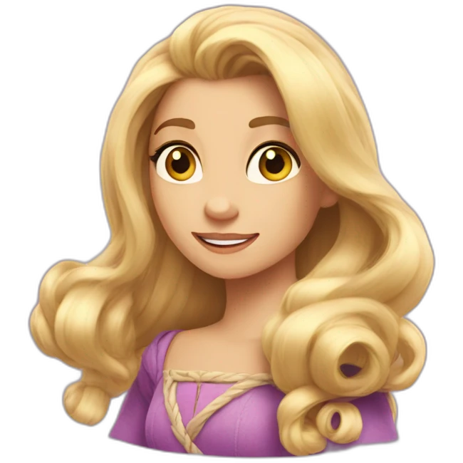 Raiponce emoji
