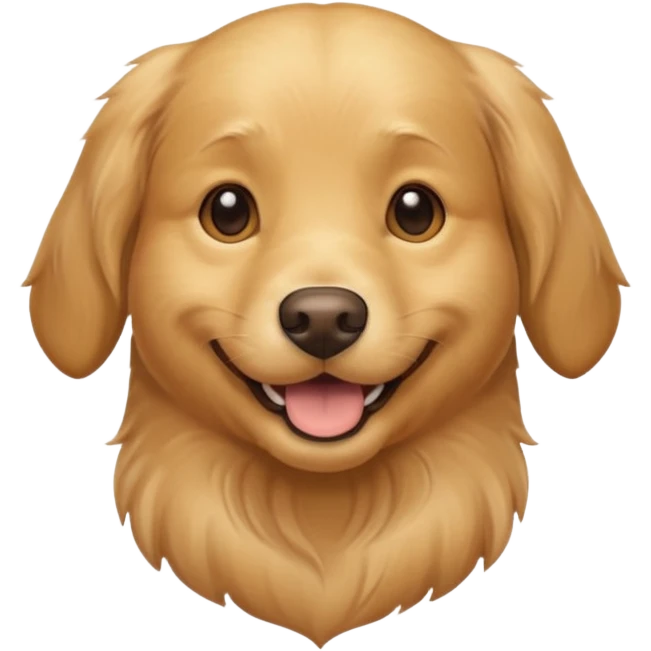 Perro riendose emoji