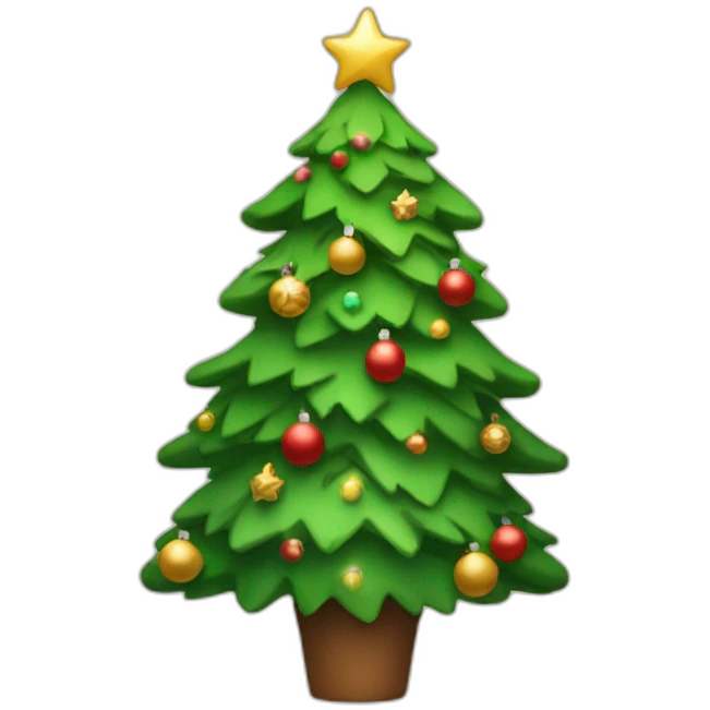 Christmas tree emoji
