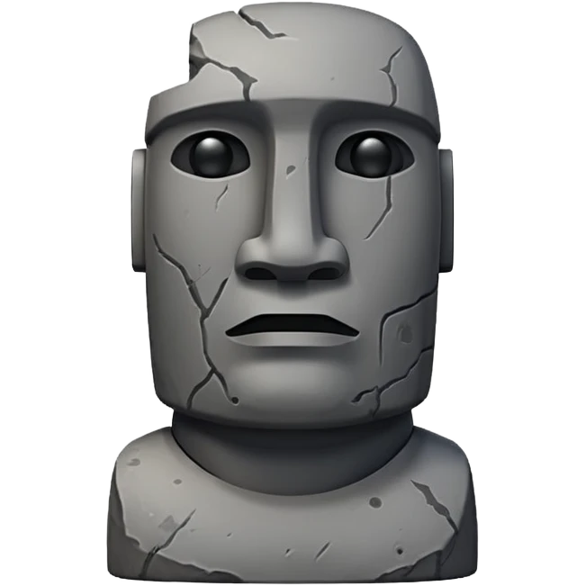 Moai emoji