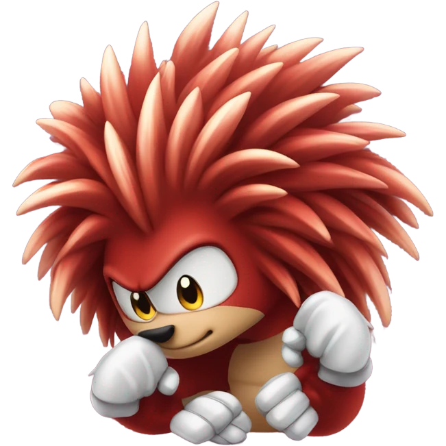 Knuckles the echidna  emoji