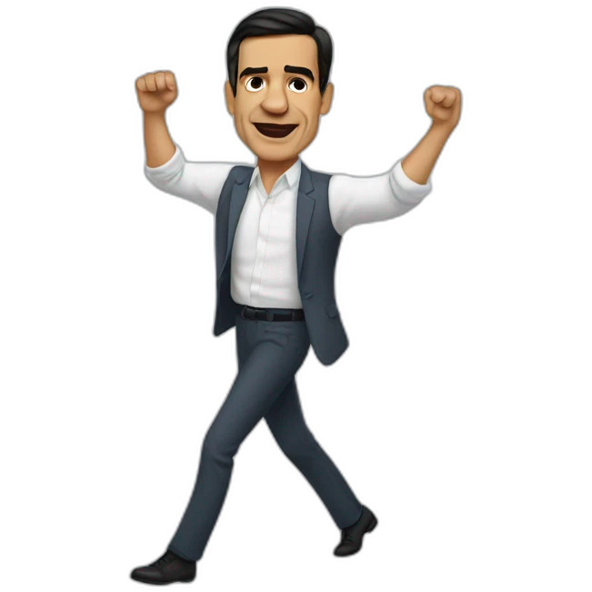 Pedro Sánchez dancing emoji