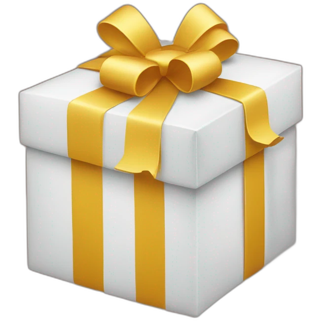 gift box with smile emoji