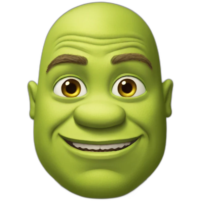 white-shrek emoji