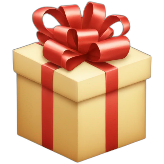 opened Gift box emoji