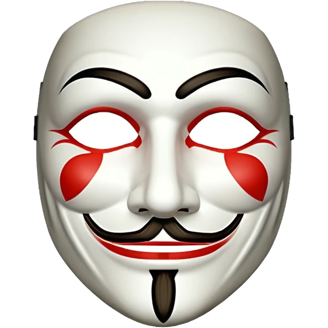 Guy Fawkes mask emoji