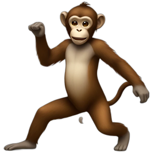 Dancing-monkey emoji