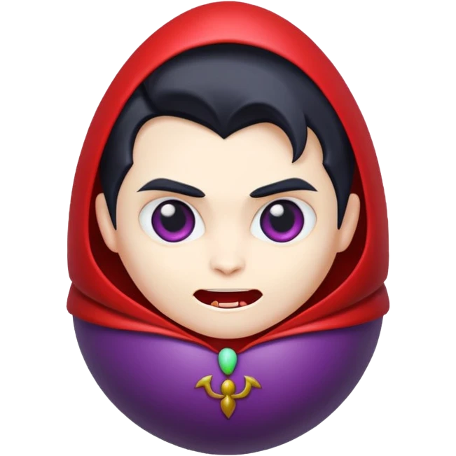 vampire easter egg cute emoji