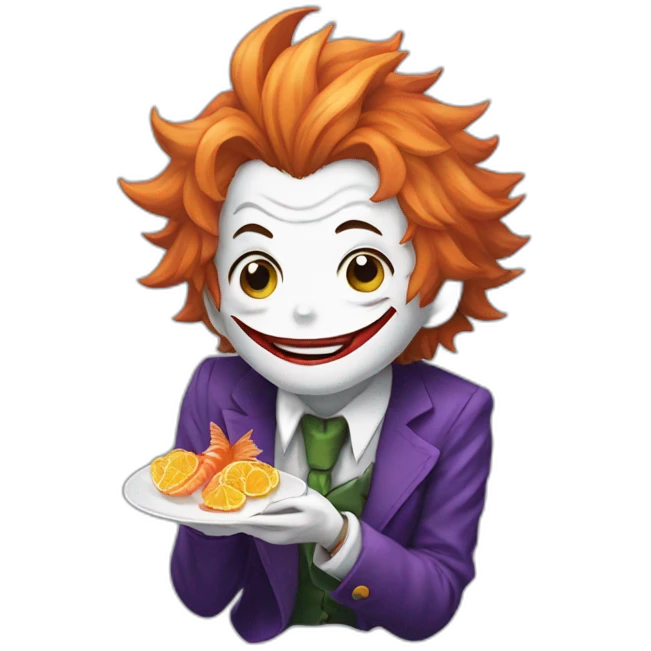 Joker eats Tsuna Fish emoji