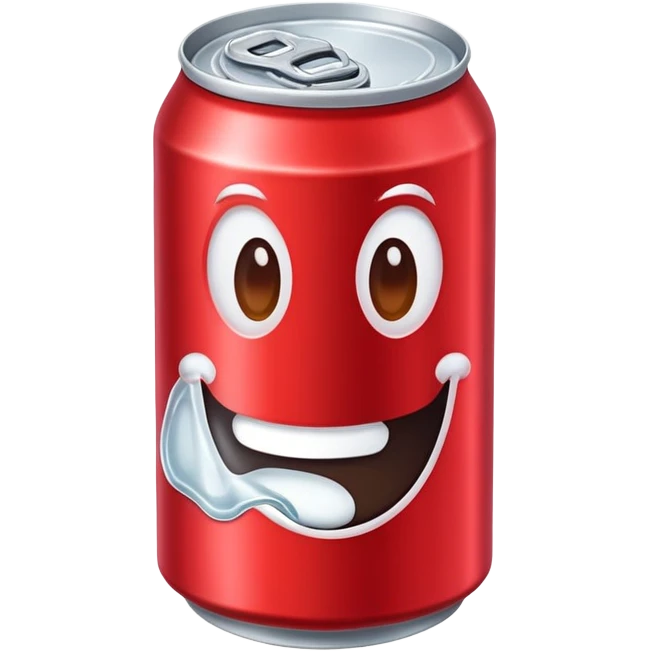 red soda can emoji