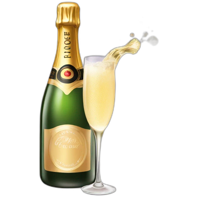 champagne emoji