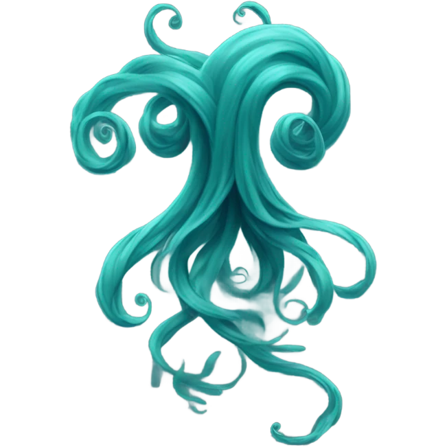 Dark teal wisp emoji