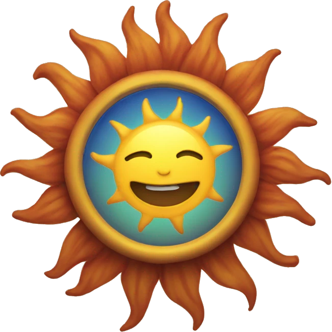 Sun emoji