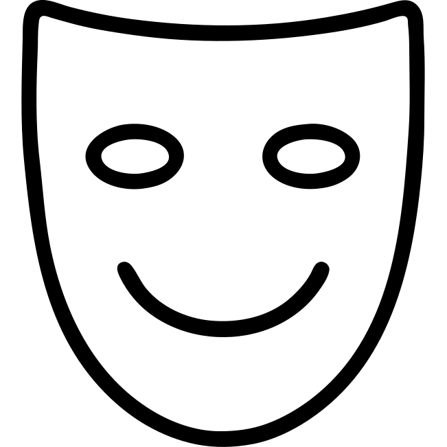 сценическая маска emoji