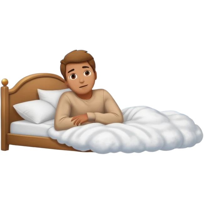 🙋🏻‍♂️🛏️☁️🙇🏻‍♀️ emoji
