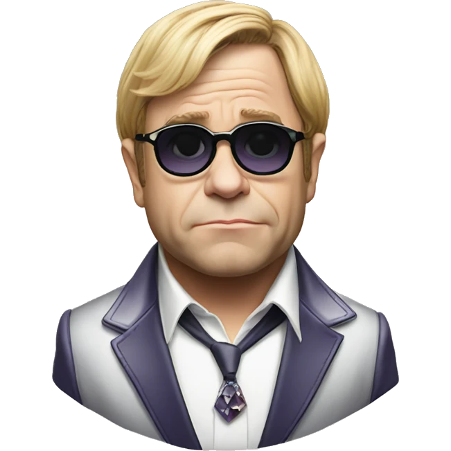 Elton John sad emoji