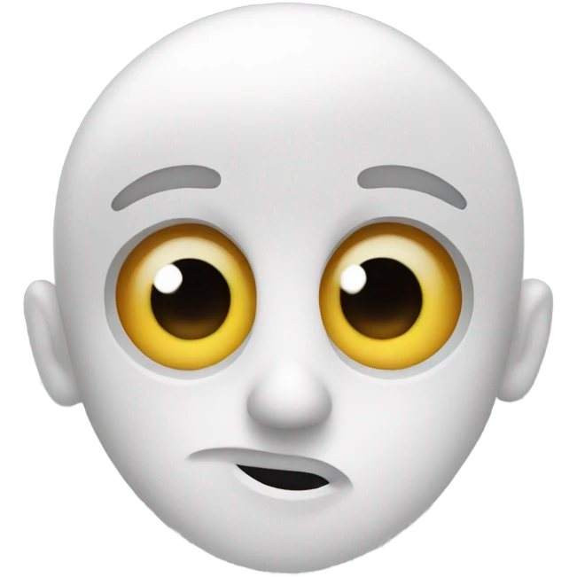 A face with an eye twitching  emoji