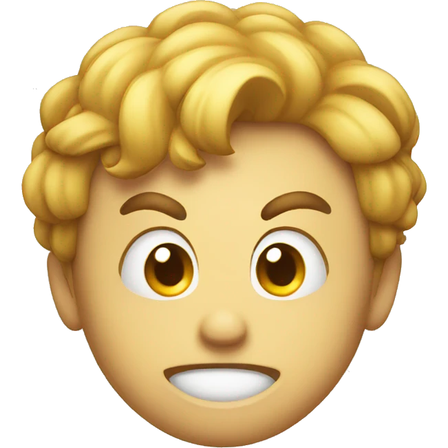 Smile with angry emoji