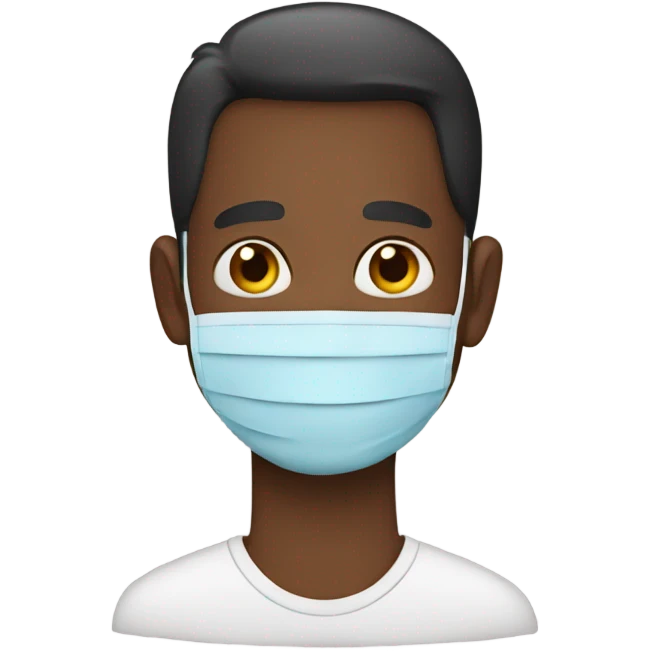 A dad with mask emoji