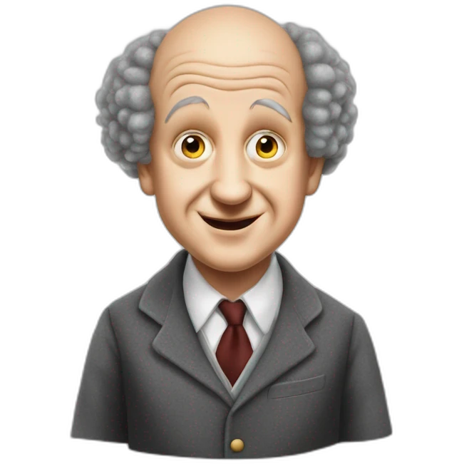 Young Larry fine of the three stooges emoji