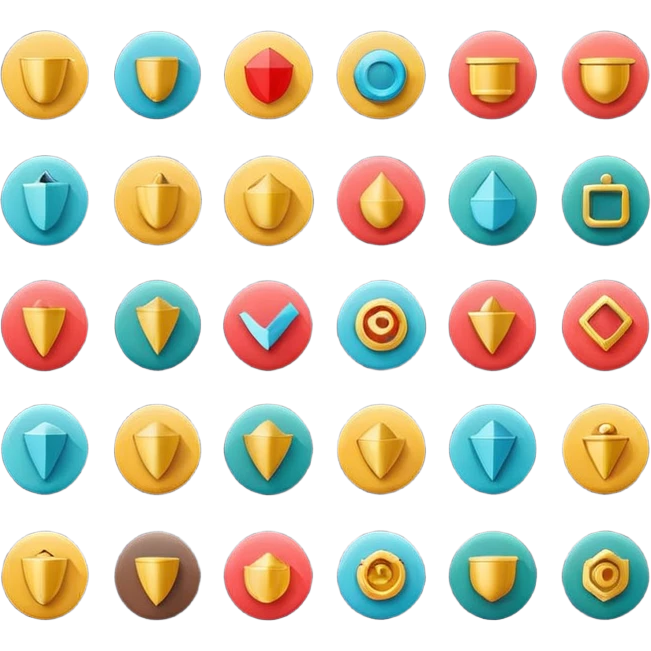 emoji logo for AI business tool, inventory theme, multicultural elements from UAE, India, China, minimal style, no text emoji