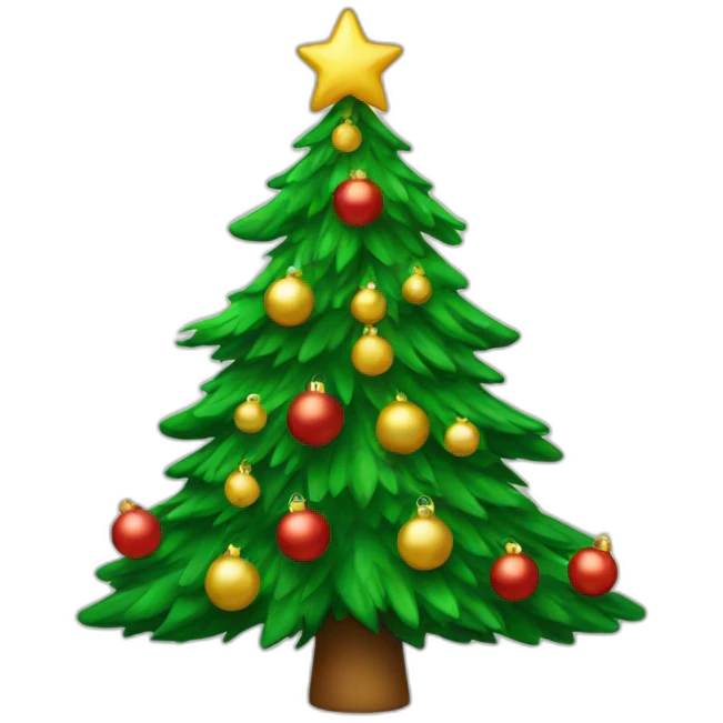 Christmas tree emoji