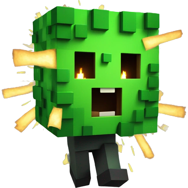minecraft creeper exploding aw man emoji