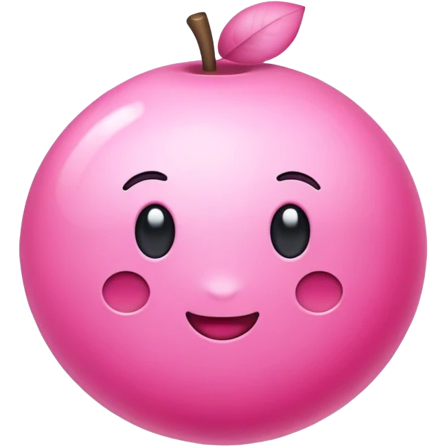 Pink emoji