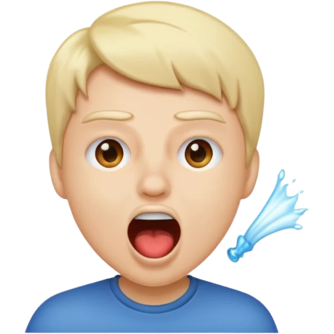 she spits emoji