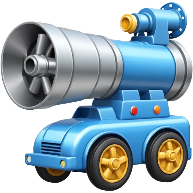 The water cannon machine emoji