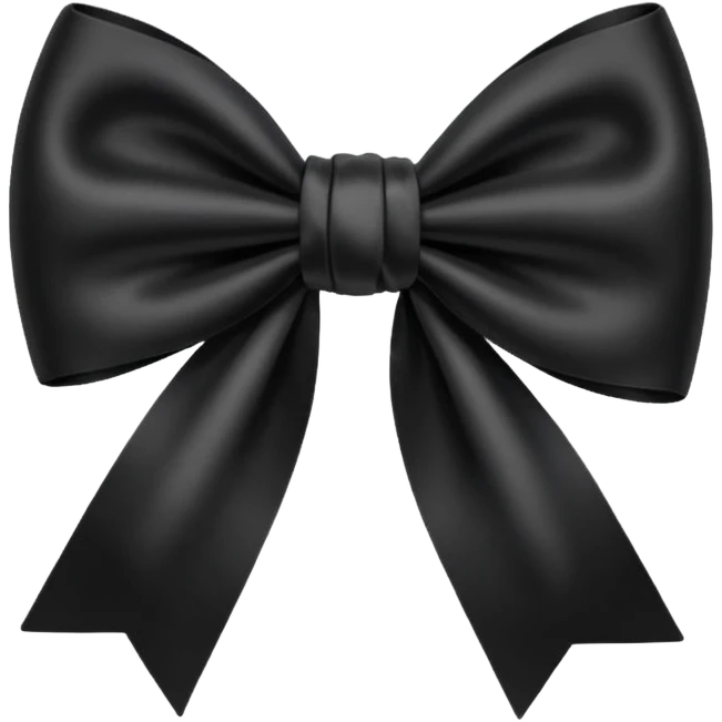 Black Bow emoji