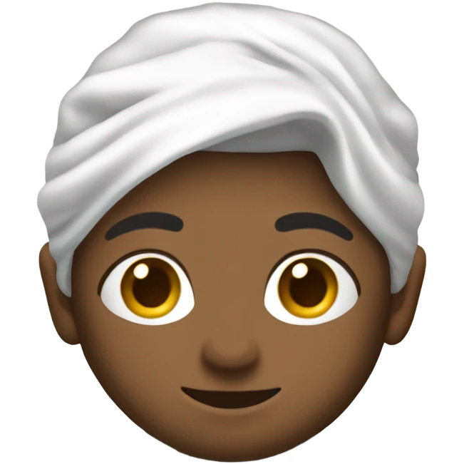 White satin robe emoji
