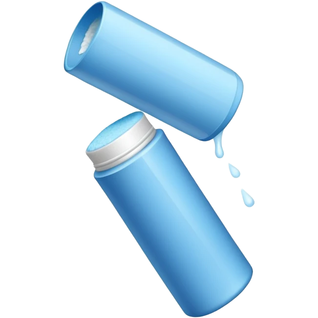 Blue deodorant  emoji