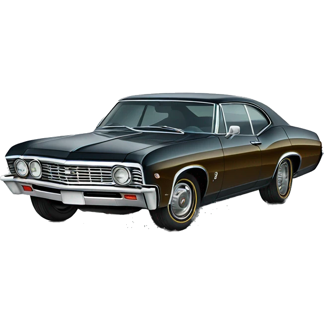 1967 Chevy impala car emoji