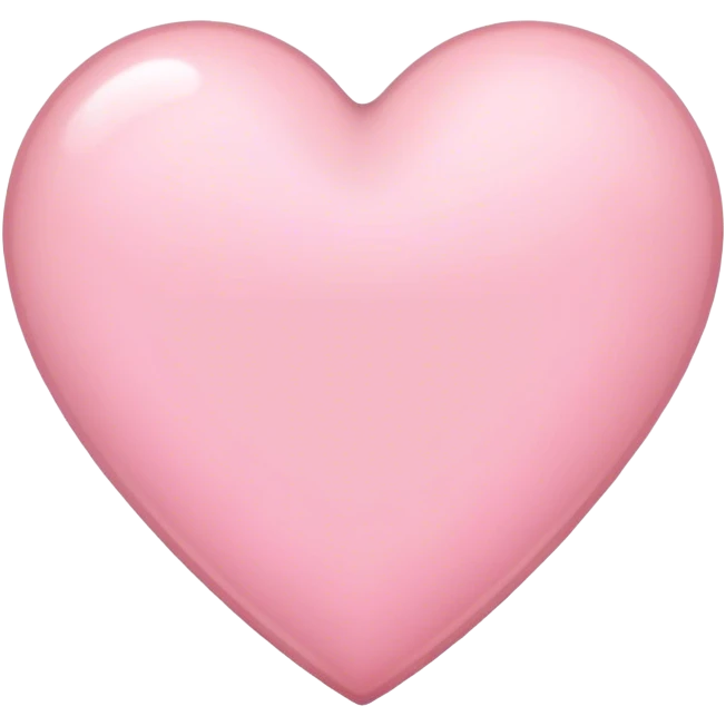 light pink heart emoji
