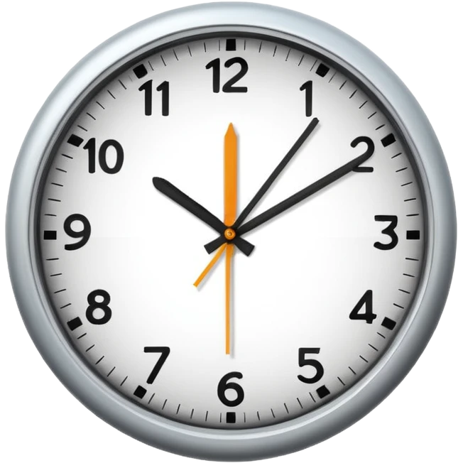 Wrap up time emoji