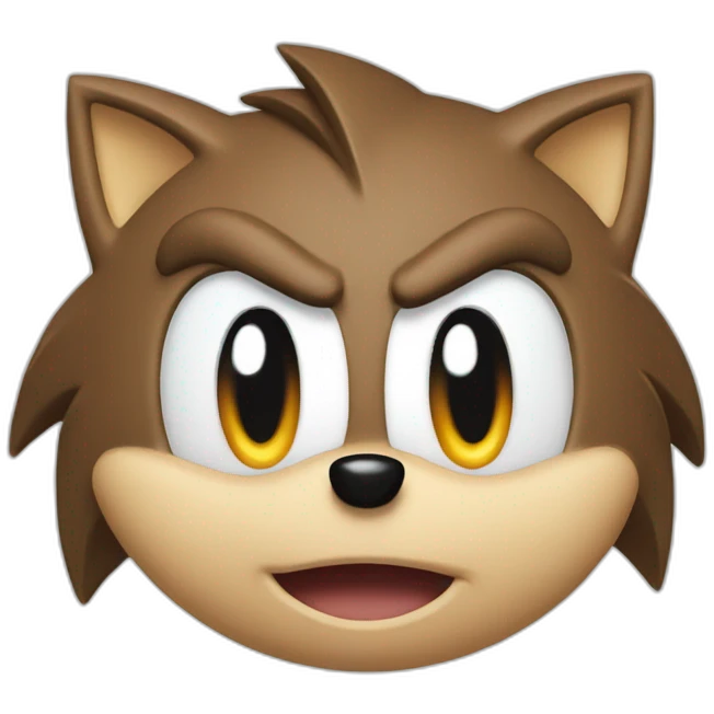 Sonic the hedgehog emoji