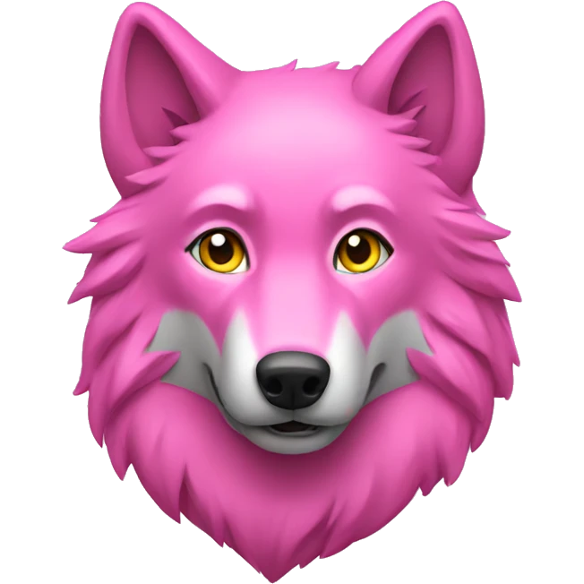 pink wolf emoji