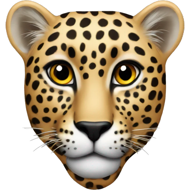 Leopard heart emoji