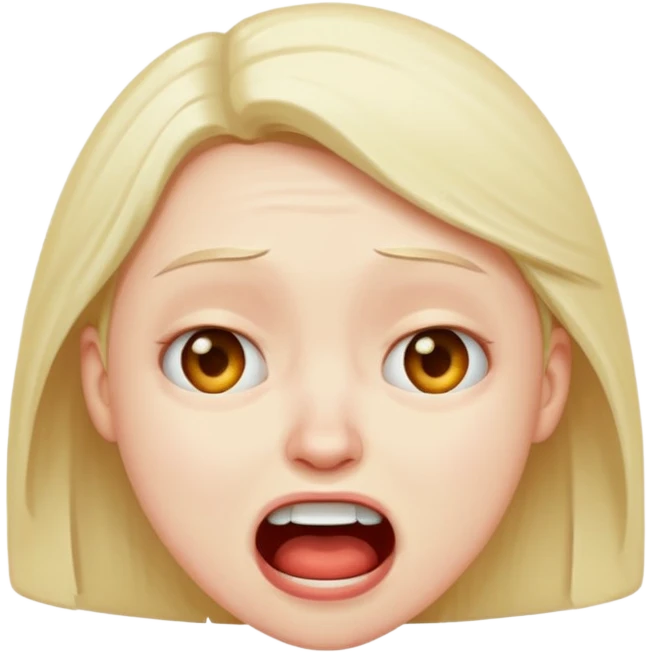 Felling cring emoji