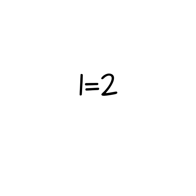 1=2 emoji