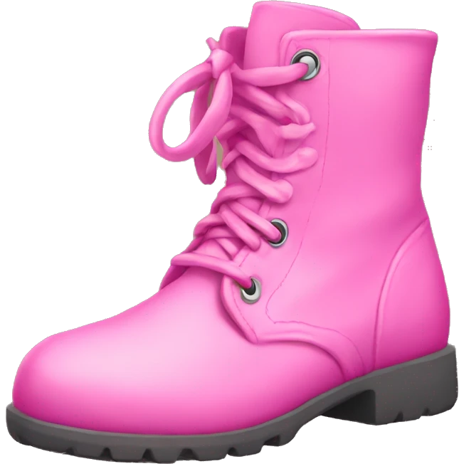 Pink boots  emoji