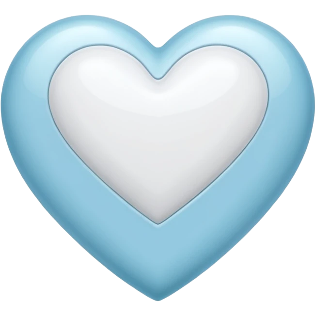 Corazón blanco emoji