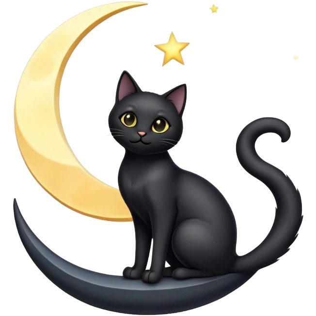 🔮🌙🐈‍⬛ emoji