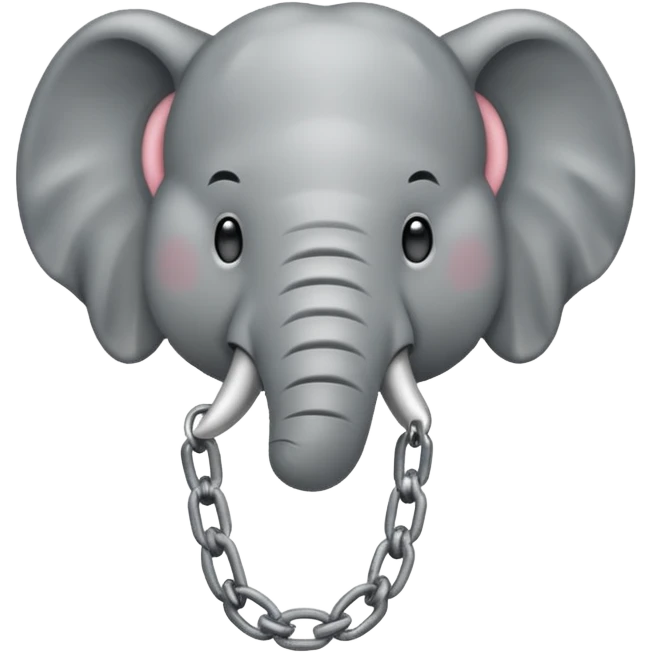 pata de elefante encadenada emoji